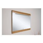 Venus ART T120 Tölgyszínű  Szenzoros Fürdőszoba tükör Világítással(119*68*3 cm)