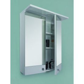 Link 60 Tükrösszekrény,  polcos Led világítással