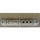 Soft 65 Bézs  Fóliázott polcozott,  Tükrösszekrény,  LED Világítással (65*78,3*22,6 cm)