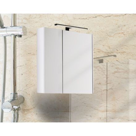 Atria F65  fehér Tükrösszekrény  LED-Világítással 