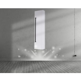   ATRIA F70 Fehér függesztett ceruzaszekrény két bútorlap polc 68x20x15,7