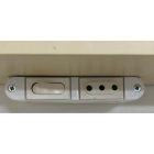 LUXOR A80 ART Antracit Fóliázott Polcozott Tükrösszekrény  (80*77*20,4cm)