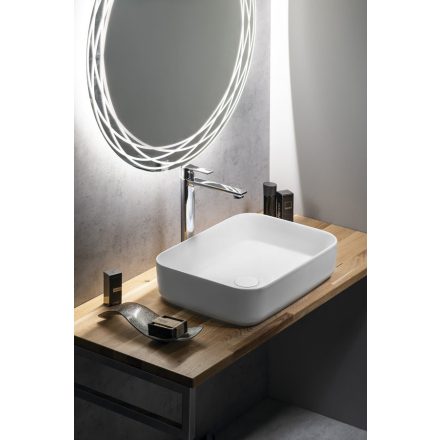 INFINITY RECTANGLE kerámiamosdó, 50x36cm, matt fehér