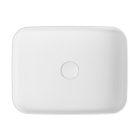 INFINITY RECTANGLE kerámiamosdó, 50x36cm, matt fehér