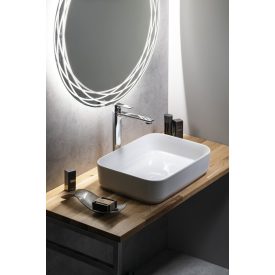 INFINITY RECTANGLE kerámiamosdó, 50x36cm, fehér