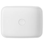 INFINITY RECTANGLE kerámiamosdó, 50x36cm, fehér