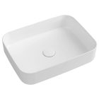 INFINITY RECTANGLE kerámiamosdó, 50x36cm, fehér