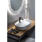 INFINITY OVAL kerámiamosdó, 60x40cm, fehér 