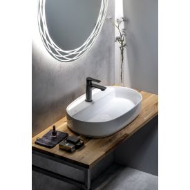 INFINITY OVAL kerámiamosdó, 60x40cm, fehér 