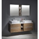 ISVEA PURITY Pultra szerelhető kerámiamosdó, 50x13x42cm