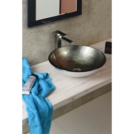 BEAUTY DAMAR üvegmosdó, átm:42x14cm