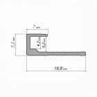 MODEE VÉGZÁRÓ PROFIL TITANIUM A3 2,8M, 12DB/CS