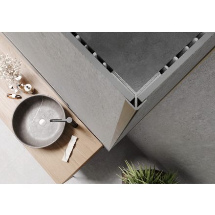 MODEE SZÉLES KÜLSŐ SAROK PROFIL TITANIUM A3 12DB/CS