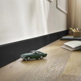    FORTINO 80 MATT FEKETE SZEGŐLÉC, TARTÓS POLIMER SZEGŐLÉCEK, FALÉLEK TAKARÁSÁHOZ. 80*16*2200mm