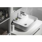 GARDA pultra szerelhető kerámiamosdó, túlfolyó nélkül, 50x13,5x40cm