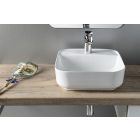 MOLVENO pultra szerelhető kerámiamosdó, túlfolyó nélkül, 38,5x14x38,5cm