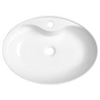 MARIANA pultra szerelhető kerámiamosdó, túlfolyó nélkül, 57x14,5x41cm