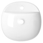 LUGANO pultra szerelhető kerámiamosdó, túlfolyó nélkül, 41x11,5cm