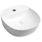 LUGANO pultra szerelhető kerámiamosdó, túlfolyó nélkül, 41x11,5cm