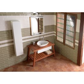 TERUEL kerámiamosdó, leeresztő nélkül, 58,5x14x39cm