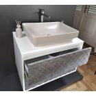 Mistik Compact 60 Betonszürke négyzet texturával