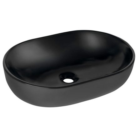 CALEO kerámiamosdó, 59x41,5x14cm, matt fekete