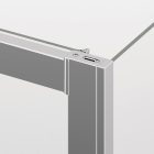 ARELIA 1000 Nyílóajtó polírozott Krómozott profillal  5 mm átlátszó üveggel (1000*1900 mm)