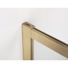 ORIANA 120 Soft-Close Tolóajtó, Gold szálcsiszolt, 8mm transzparent biztonsági üveggel (200*120 cm)