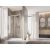 ORIANA 120 Soft-Close Tolóajtó, Champagne metál, 8mm transzparent biztonsági üveggel (200*120 cm)