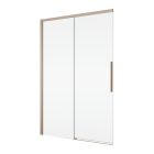 ORIANA 120 Soft-Close Tolóajtó, Champagne metál, 8mm transzparent biztonsági üveggel (200*120 cm)