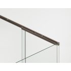 ORIANA 120 Soft-Close Tolóajtó, Champagne metál, 8mm transzparent biztonsági üveggel (200*120 cm)
