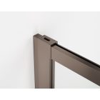 ORIANA 120 Soft-Close Tolóajtó, Champagne metál, 8mm transzparent biztonsági üveggel (200*120 cm)