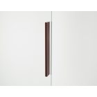 ORIANA 120 Soft-Close Tolóajtó, Bordeux metál, 8mm transzparent biztonsági üveggel (200*120 cm)