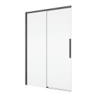 ORIANA 120 Soft-Close Tolóajtó, Gun metál, 8mm transzparent biztonsági üveggel (200*120 cm)
