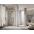 ORIANA 120 Soft-Close Tolóajtó, Bronz szálcsiszolt, 8mm transzparent biztonsági üveggel (200*120 cm)