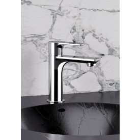   Remer Energy Króm  Mosdócsaptelep, leeresztővel ,  kerámia kartussal (16,5 cm magas)