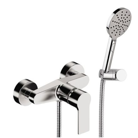 ENERGY Zuhanycsaptelep zuhanyszettel: 150cm-es zuhanycsővel 4 funkciós zuhanyfej.zuhanytartó