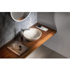 DALMA kerámiamosdó, 42x42x16,5cm, bézs márvány