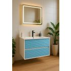 Mistik One 80 Kék hullám texturával