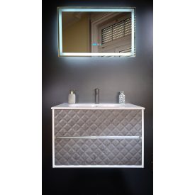 Mistik One 60 Betonszürke négyzet texturával