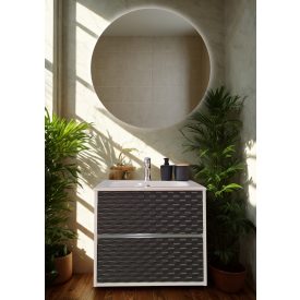 Mistik One 60 Antracit hullám texturával