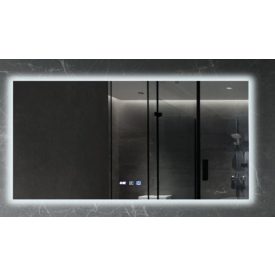 FUNTY 8050 szögletes keretnélküli okos tükör 