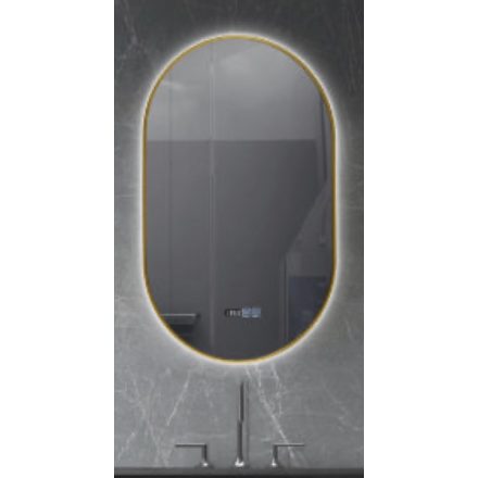 OVIEDO 50100 OVÁLIS okos tükör arany