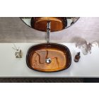 BEAUTY KVAORE üvegmosdó, 54x11x39,5 cm, réz