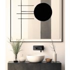 Remer Winer  Króm Egykaros Falbasülyesztett  csaptelep kompletten (18 cm hosszúságú csaptelep)